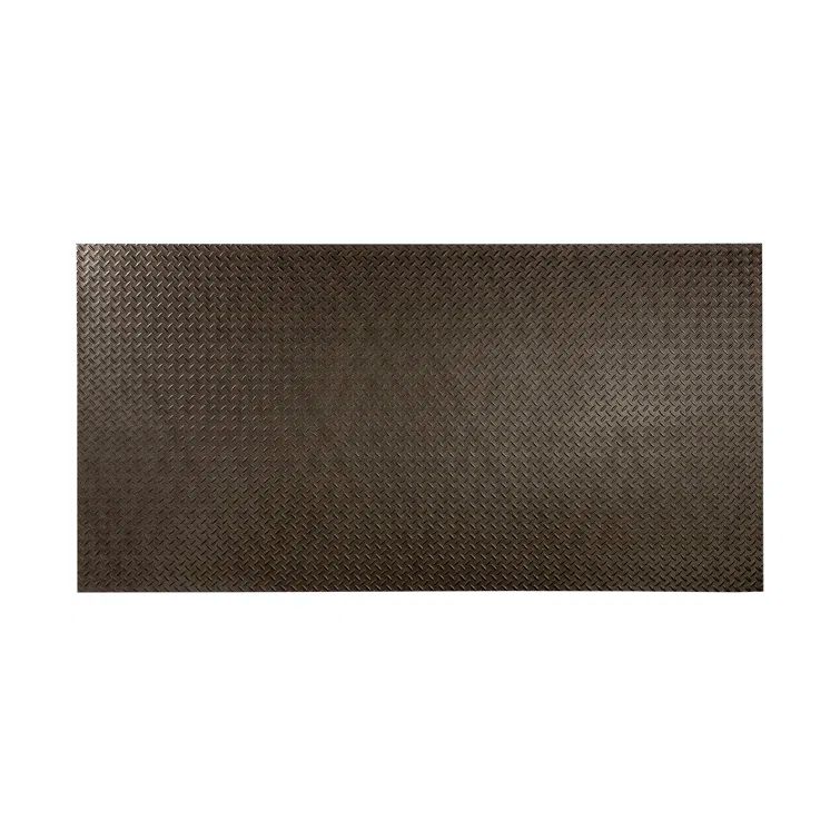 Smoked Pewter 48" x 96" Diamond Plate PVC Wall Panel