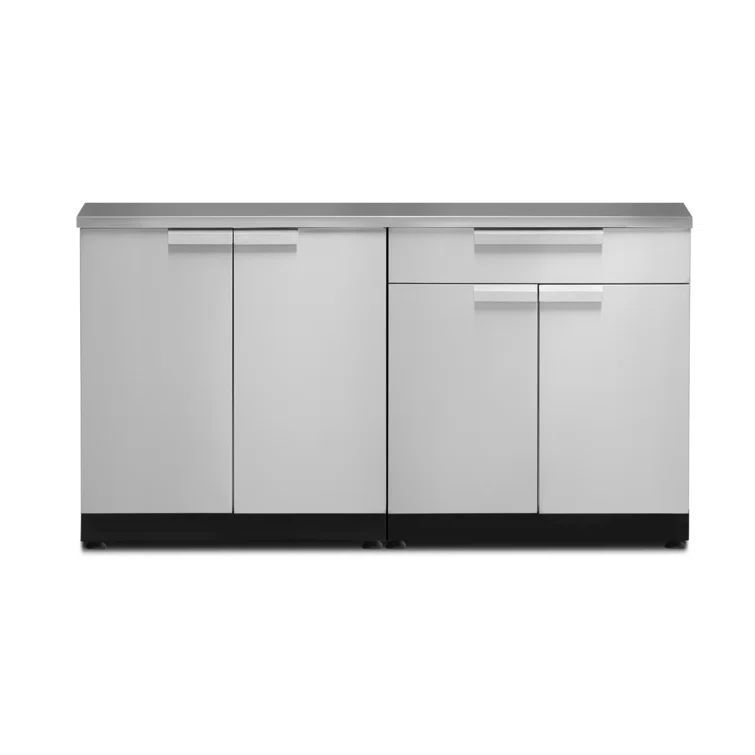 Stainless Steel Outdoor Kitchen Modular Cabinet Set