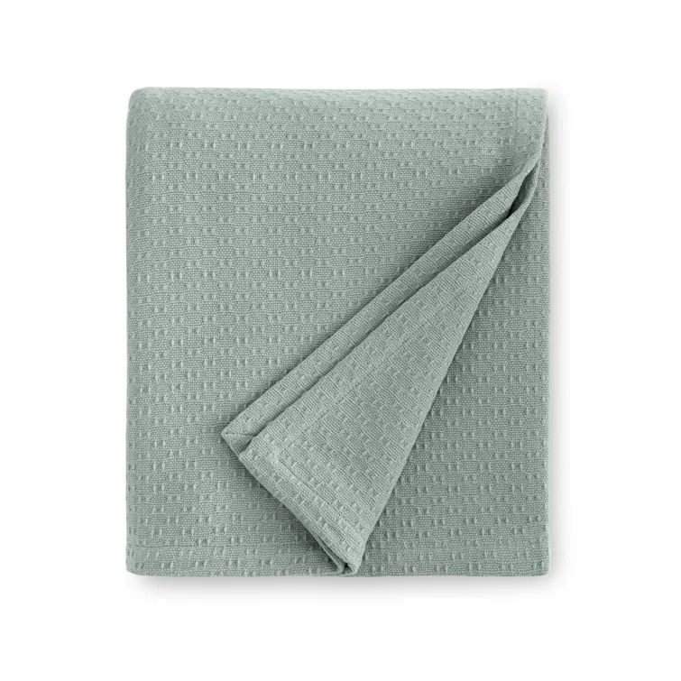 Seagreen Corino Lightweight Cotton Queen/Full Blanket