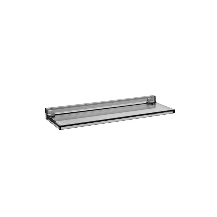 Shelfish Smoke Floating Wall Shelf in Transparent PMMA