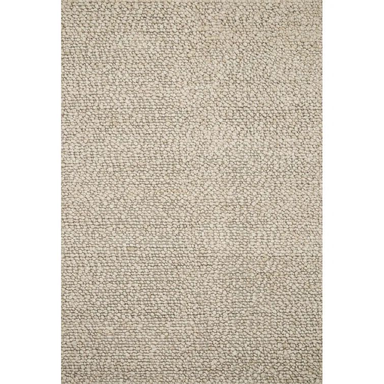 Quarry Hand-Woven Wool and Synthetic Oatmeal Rectangular Rug