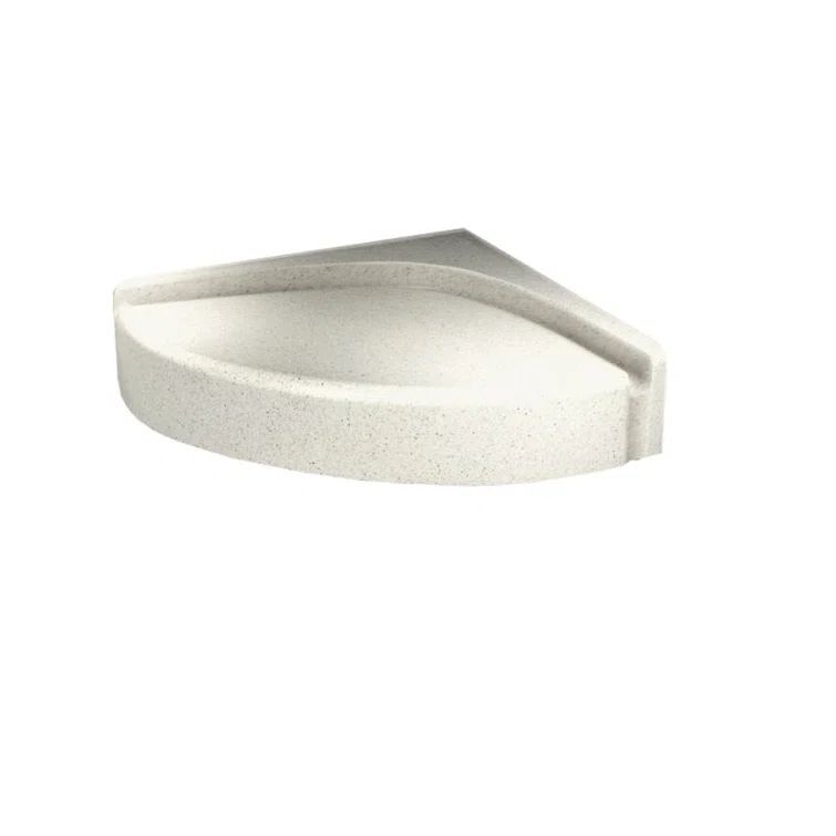 Bisque Mold Resistant Wall Mount Shower Seat
