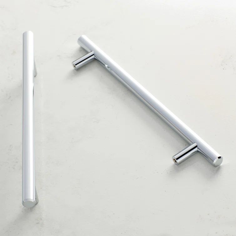 7 Inch Polished Chrome Modern Bar Cabinet Pulls