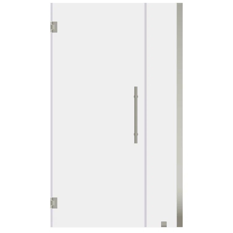 Ultra-E Frameless Clear Tempered Glass Shower Door, 36'' x 72''