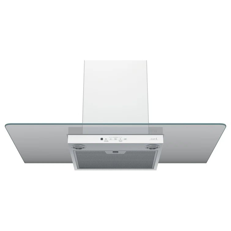 Matte White Stainless Steel Convertible Wall Mount Range Hood