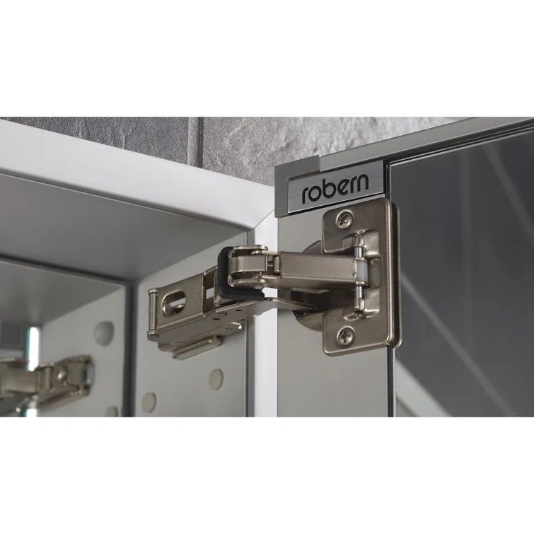 Modern 30'' Recessed Medicine Cabinet with USB and Outlet