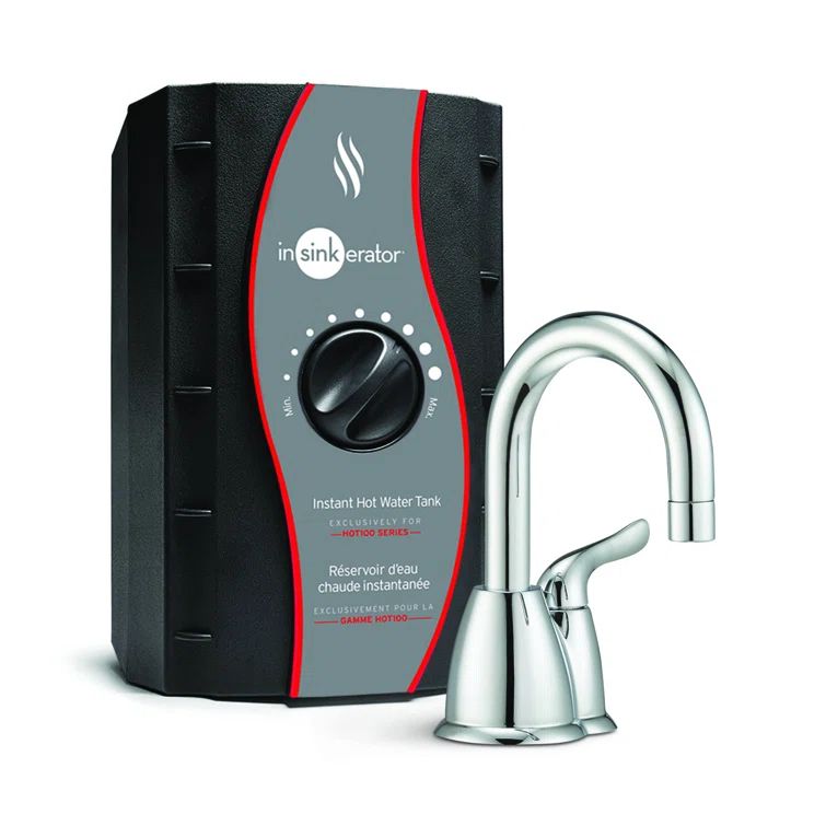 Chrome Instant Hot Water Dispenser System with Stainless Steel Tank