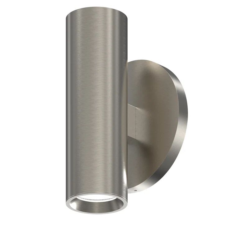 Satin Nickel Dimmable LED Wall Sconce, 6.5" Height