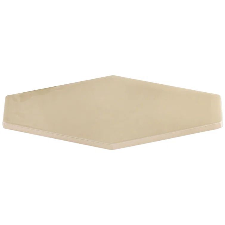 Bolton Beige Polished Hexagonal Ceramic Wall Tile