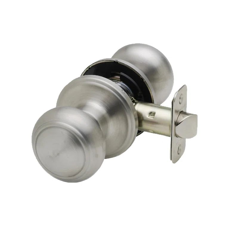 Satin Stainless Steel Round Passage Door Knob