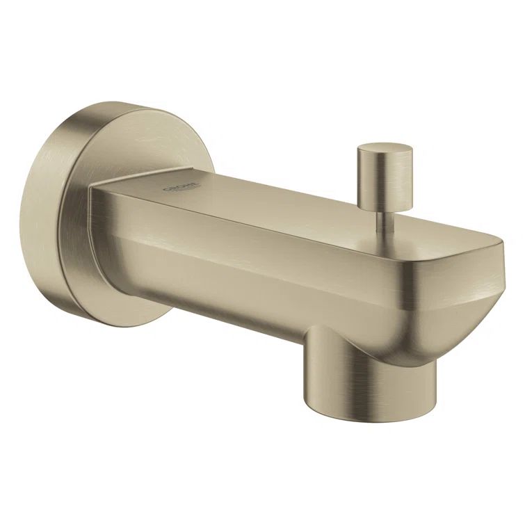 Graphite Nickel Wall Mounted Diverter Tub Spout