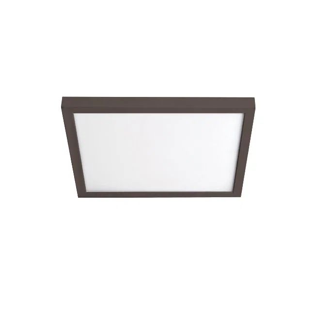 Bronze Square 11" LED Flush Mount Light