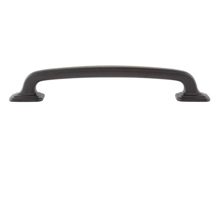 Grayson Matte Black 6" Modern Industrial Cup Pull