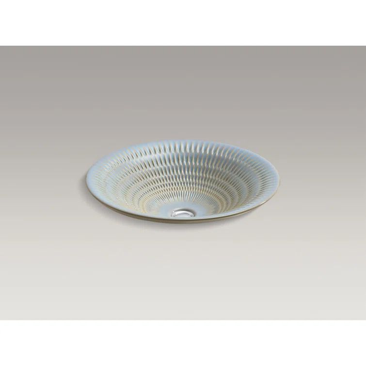 Bluestone Rutile Round Ceramic Vessel Sink