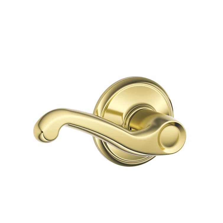 Universal Bright Brass Hall and Closet Door Lever
