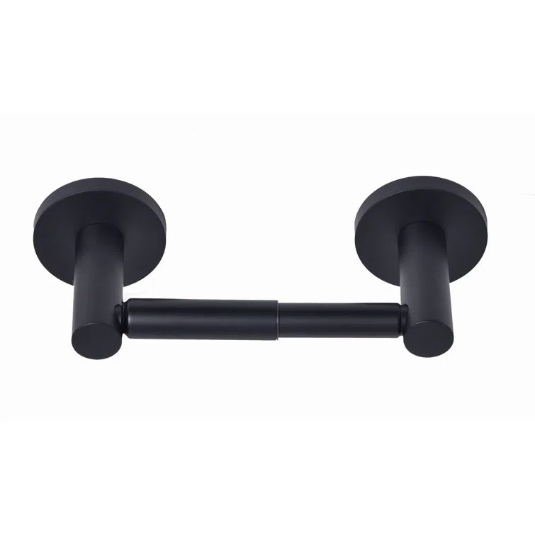 Black Stainless Steel Wall Mounted Toilet Paper Holder