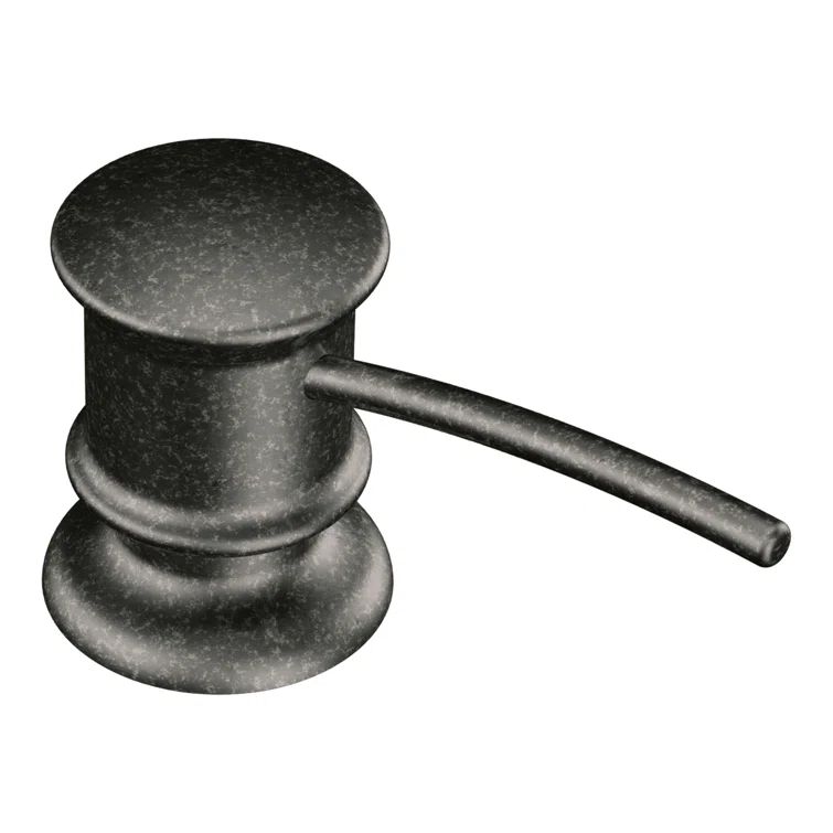Pewter Finish Stainless Steel Soap and Lotion Dispenser