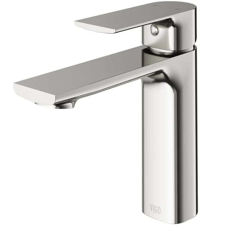 Davidson 6.375" Black Brass Single Hole Bathroom Faucet