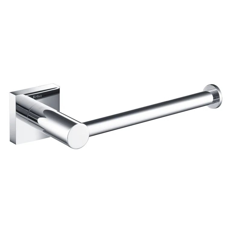Ventus Chrome Finish Modern Wall Mount Toilet Paper Holder