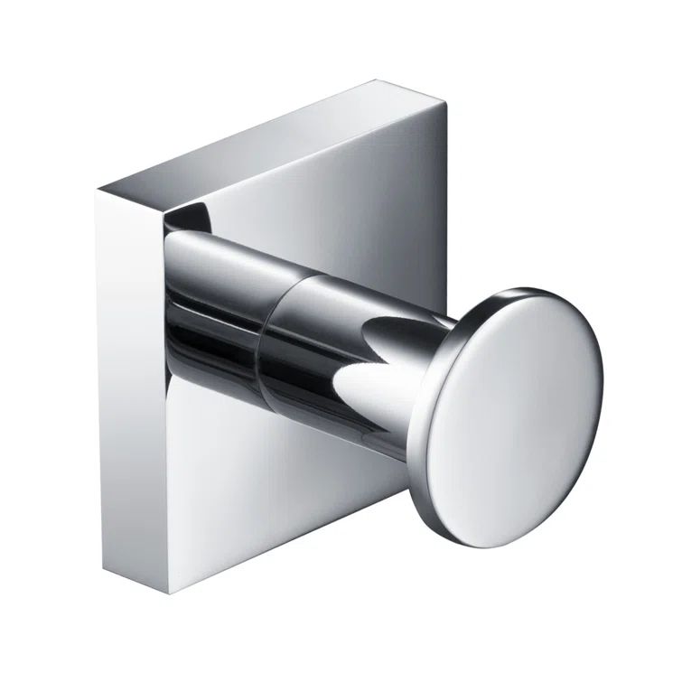 Ventus Chrome Wall Mounted Single Towel Hook