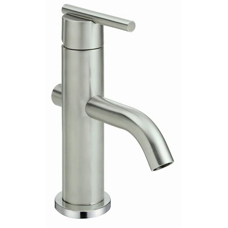 Parma Modern Brushed Nickel Single-Handle Bathroom Faucet