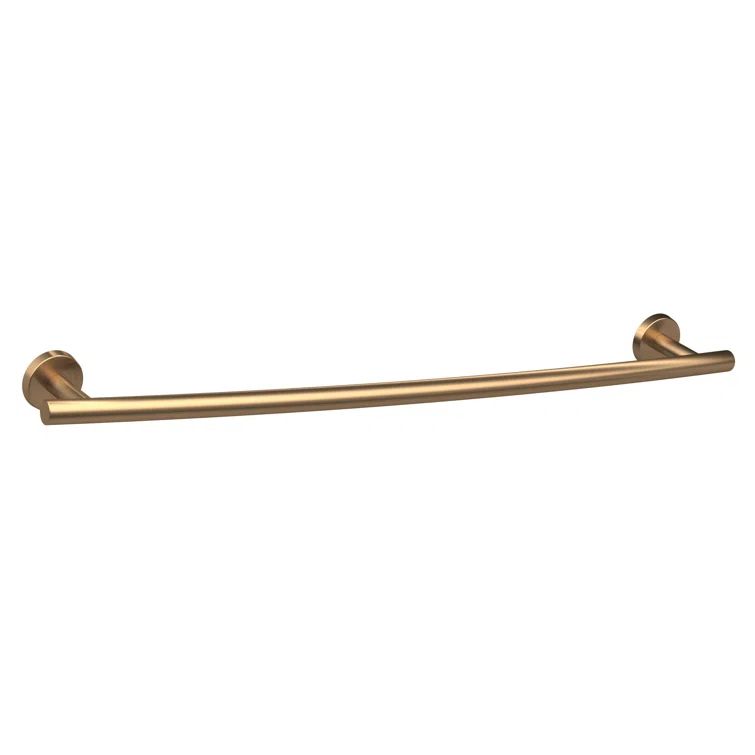 Brushed Bronze 24" Stainless Steel Wall Mounted Towel Bar