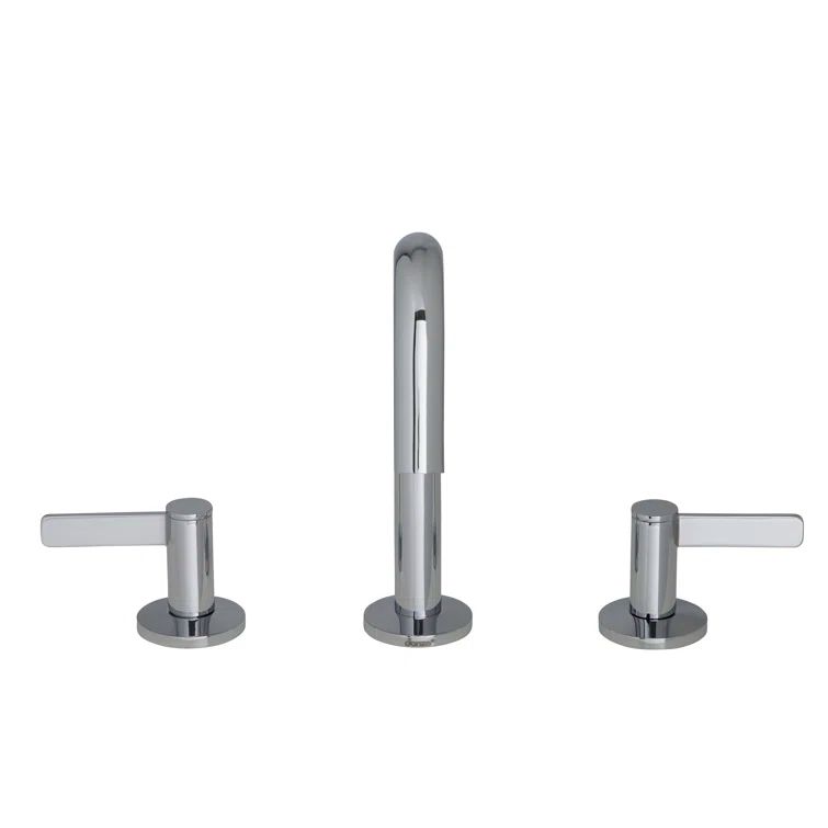 Amalfi Chrome Dual-Handle Widespread Bathroom Faucet