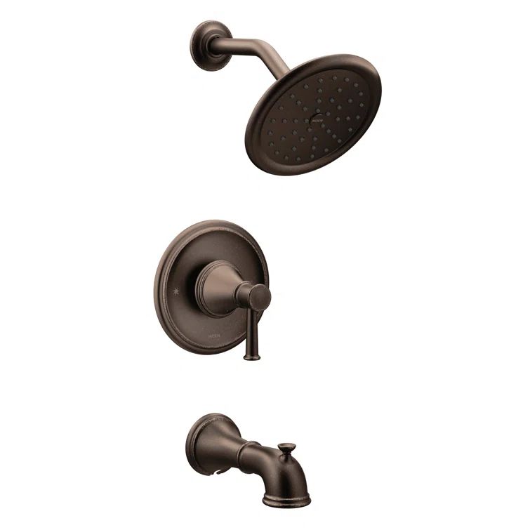 Oil Rubbed Bronze Wall Mounted Rain Shower Faucet Set