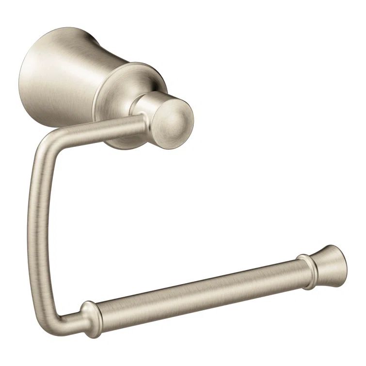 Brushed Nickel Modern Wall Mount Toilet Paper Holder
