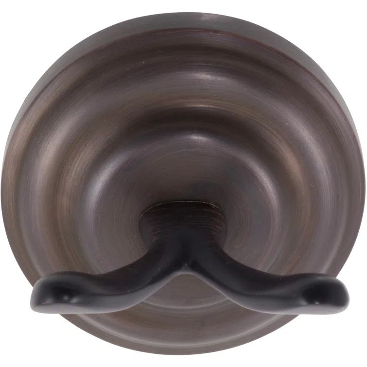Tuscany Bronze Double Hook Wall Mounted Robe Hook