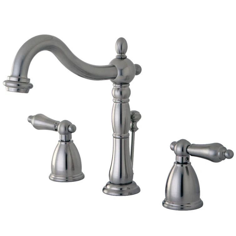 Heritage 14" Polished Brass Widespread Bathroom Faucet