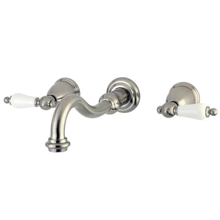 Vintage Elegance Oil Rubbed Bronze Wall-Mount Bathroom Faucet