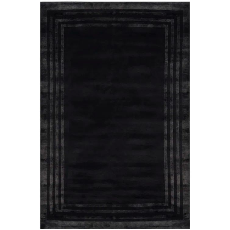 Onyx Hand-Knotted Wool and Viscose 6' x 9' Area Rug