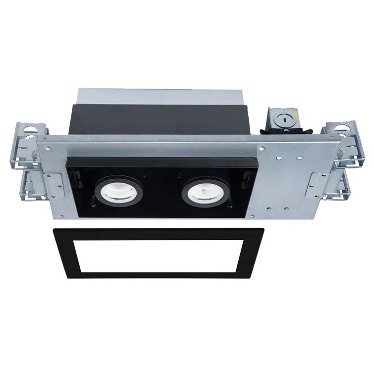 Silo Multiples LED Recessed Lighting 18.5" Black Aluminum