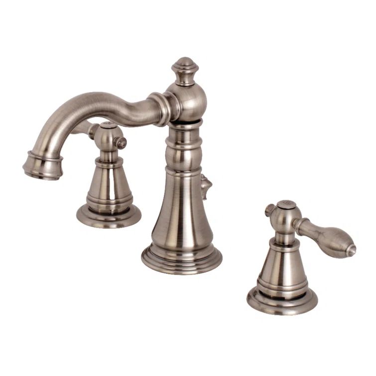 Black Stainless Steel 8" Widespread Bathroom Faucet with Dual Handles