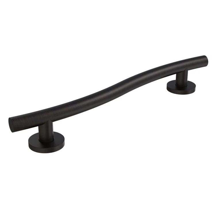 Wave Oil Rubbed Bronze Stainless Steel Grab Bar, 36 inches