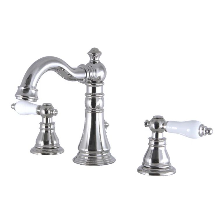 American Patriot Polished Nickel Widespread Bathroom Faucet