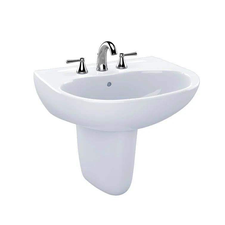 Supreme Elegance Bone Vitreous China U-Shaped Wall Mount Sink