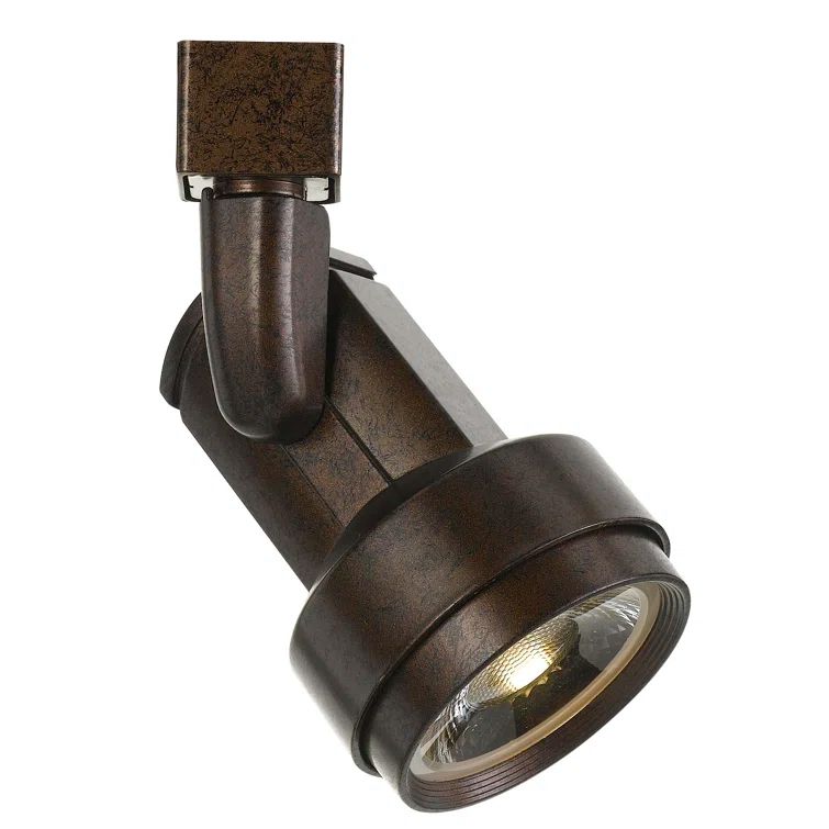 Rust Finish Adjustable LED Track Head Light Fixture