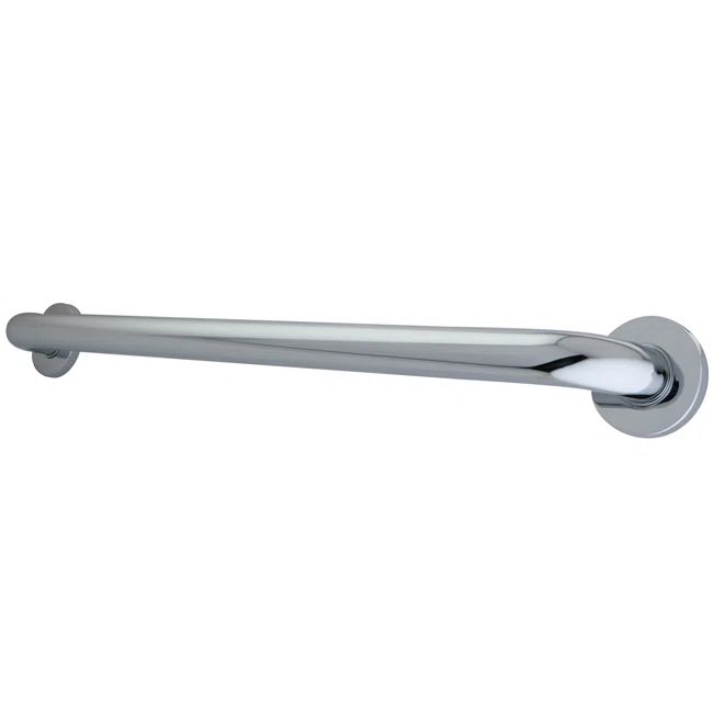 Polished Chrome 24" Brass Grab Bar for Bathroom Safety