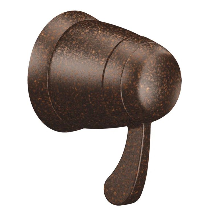 Oil Rubbed Bronze Wall-Mounted Lever Shower Trim