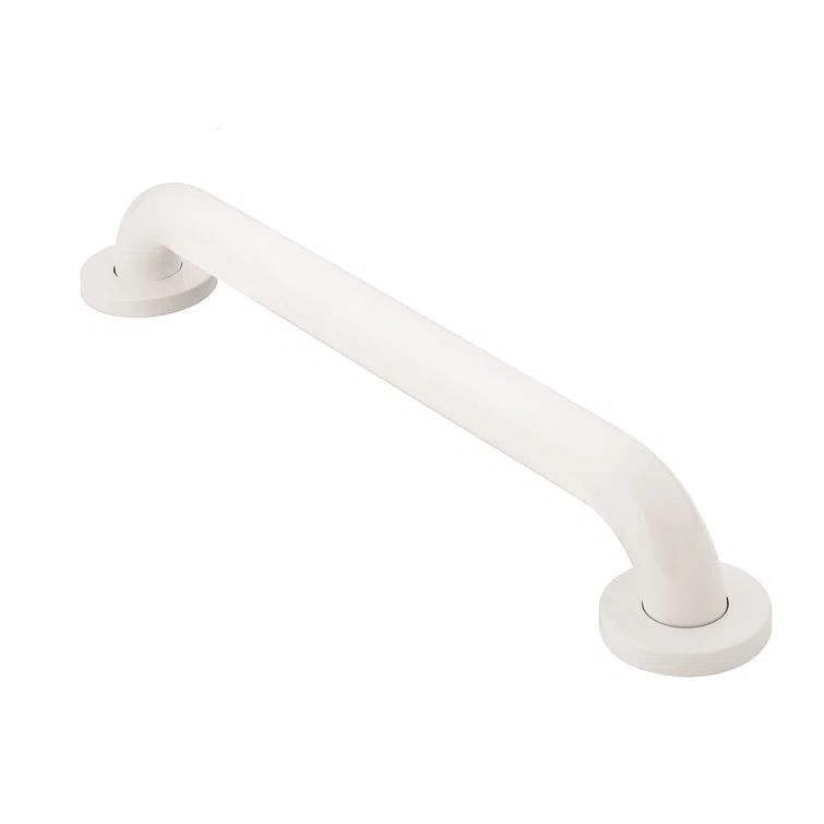 White Stainless Steel Wall Mount Bathroom Grab Bar
