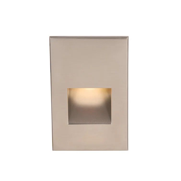 Brushed Nickel LEDme Vertical LED Step and Wall Light 277V