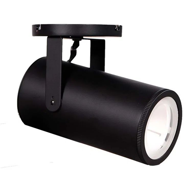 Silo Black Glass LED Monopoint Spotlight 4.5"