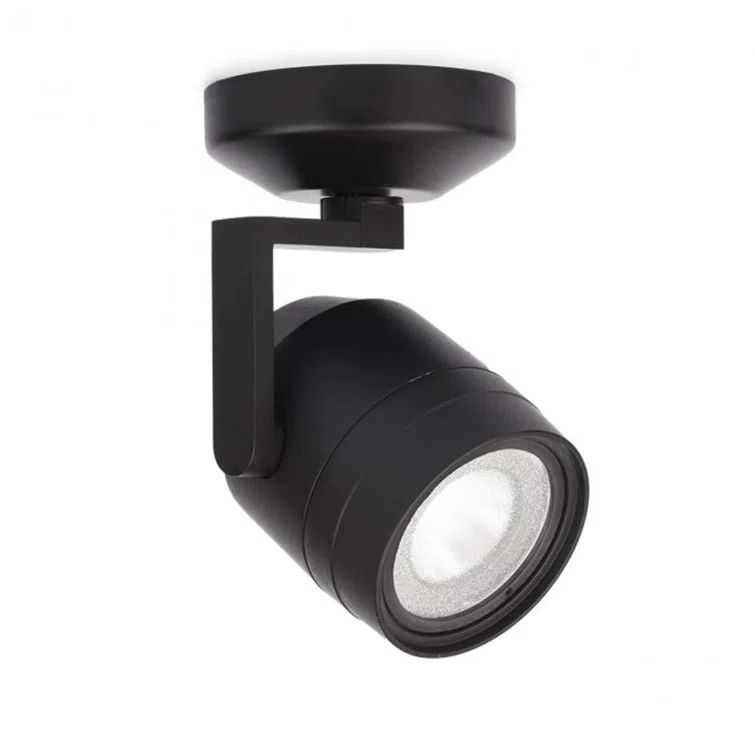 Paloma Black Glass LED Adjustable Track Head