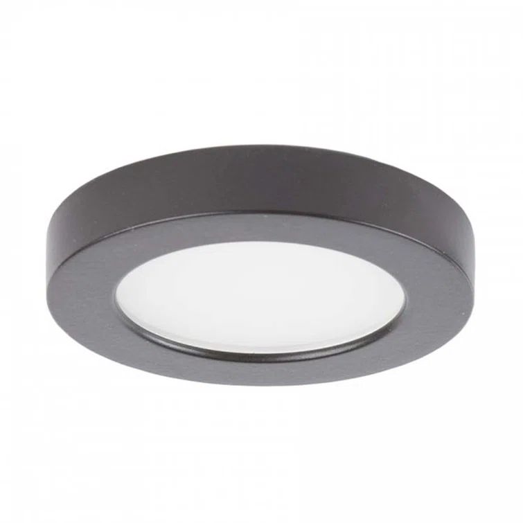 Dark Bronze 3" LED Under Cabinet Recessed Light