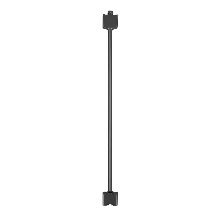 Black Steel 24" H Track Extension Rod for Line Voltage Fixtures