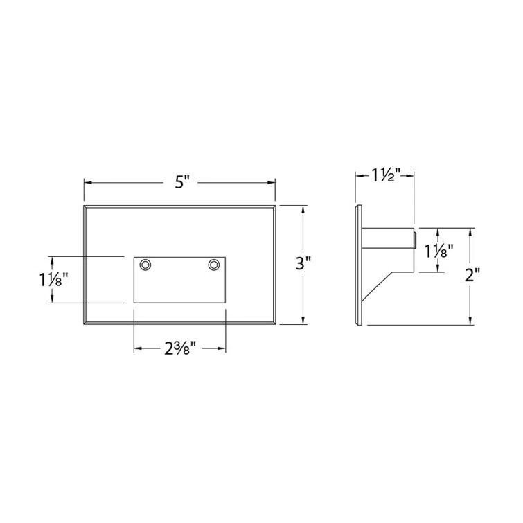 Sleek Stainless Steel Dimmable LED Step and Wall Light