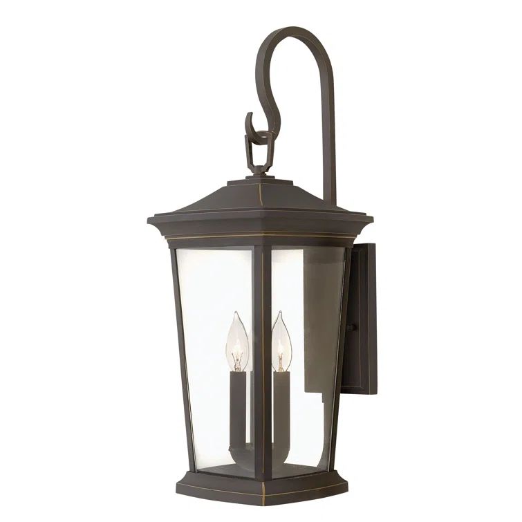 Bromley Oil Rubbed Bronze 3-Light Outdoor Wall Lantern