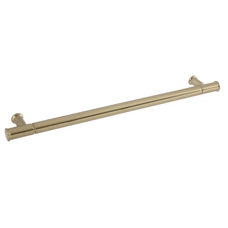Fremont Satin Nickel Cylindrical Bar Drawer Pull with Mounting Hardware